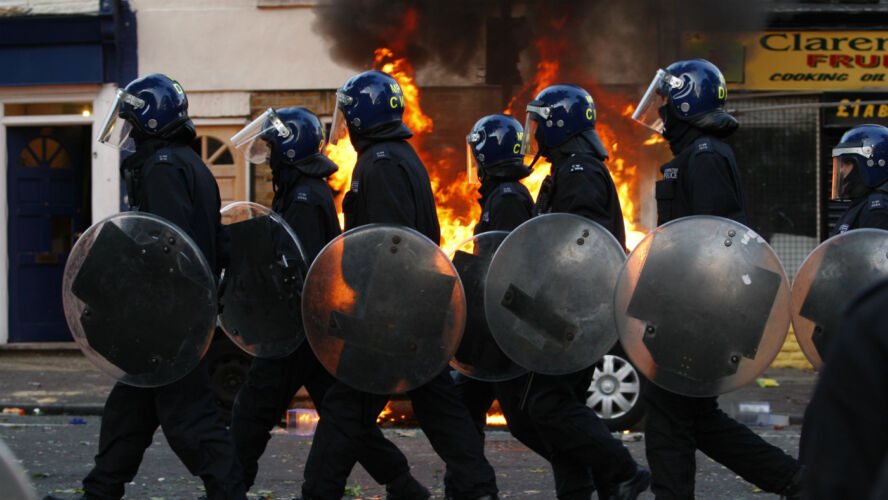 Riot police